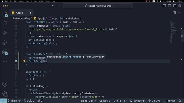 React Native Tutorial - 69 - Pull to Refresh смотреть онлайн