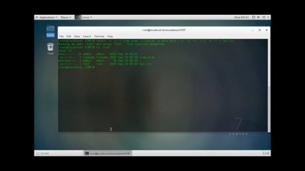 BASE64-encoded text file transfer via ICMP protocol between two hosts