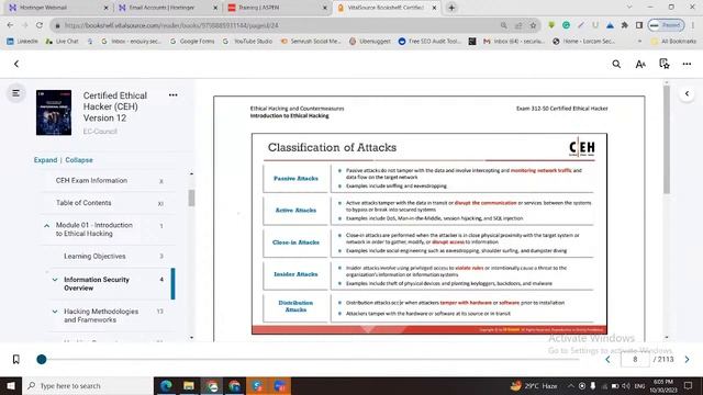 Ethical Hacking training Module 1 | Introduction to Ethical Hacking смотреть онлайн