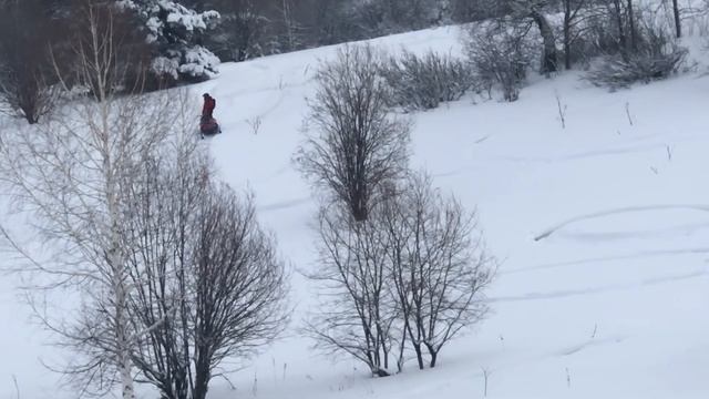 2 тренировочный день в Риддере отработка базовых упражнений на горном снегоходе Summit G4 850 смотреть онлайн
