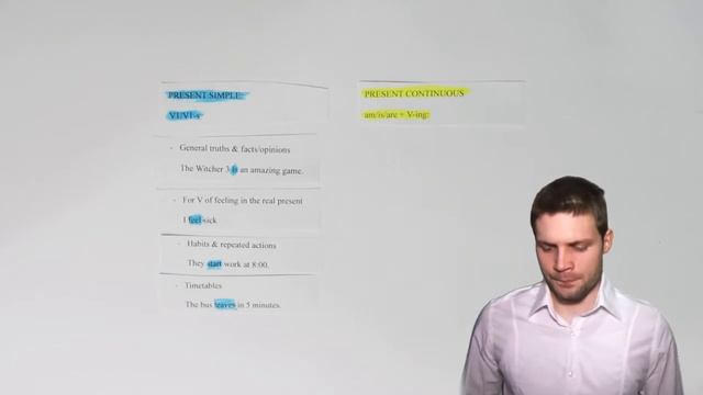 Peta lekcija: Present Simple & Present Continuous смотреть онлайн