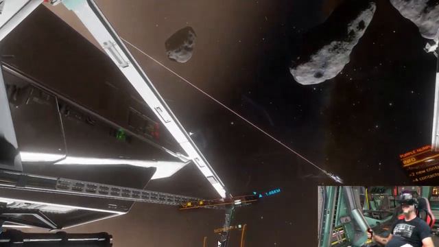 Elite Dangerous VR HTC Vive Bounty hunting. Starfield made me want to play it again. смотреть онлайн