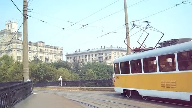 Трамваи в Москве: Старые Татры!!  Trams: Tatra In NorthWest Moscow, Russia