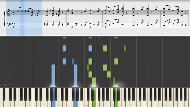 #Моцарт на пианино. Фортепиано. #Mozart HARD Piano tutorial. смотреть онлайн