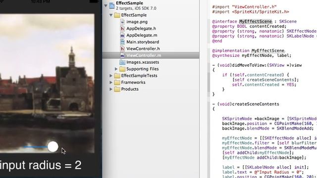 Today's iOS sample no.310 - Gaussian Blur смотреть онлайн