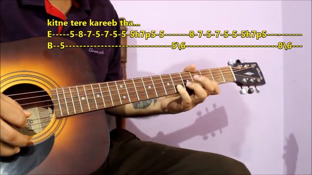 Jo Bhi Kasmein - Raaz | Guitar Cover & Lesson for Beginners смотреть онлайн