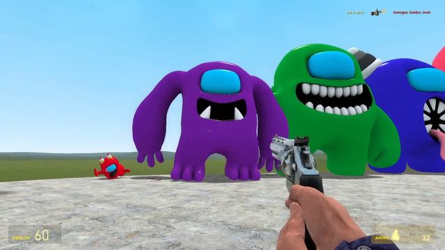NEW GARTEN OF BANABN AMONG US SIZE COMPARISON IN GARRY'S MOD смотреть онлайн