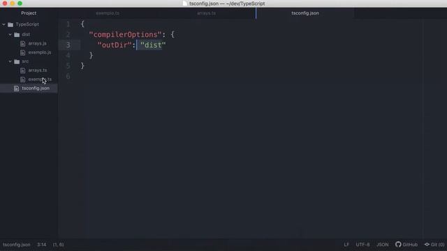 0015-05 Terminando a Configuração do tsconfig.json para Gerar Arquivos em Outro Diretório смотреть онлайн