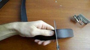 как укоротить ремень для брюк