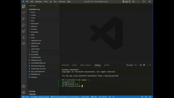 Cocos2d x and Visual Studio Code Integration