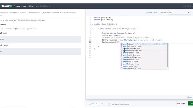 Day 16 Java String Reverse || HackerRank смотреть онлайн