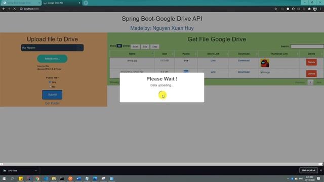 Demo Google Drive API v3 with Spring Boot смотреть онлайн
