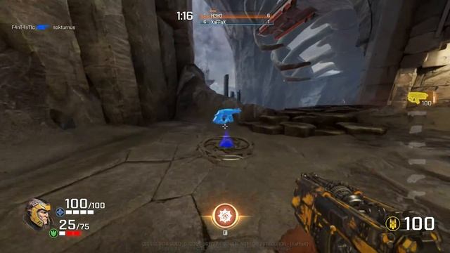 Quake Champions on HD4400 (OC @ 1500Mhz) with i3 4130 (no OC) смотреть онлайн