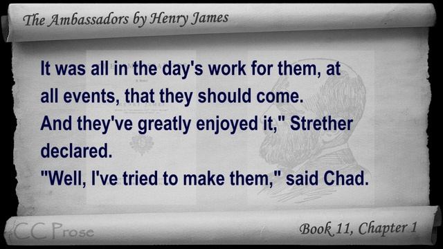 Book 11 - Chapter 1 - The Ambassadors by Henry James смотреть онлайн