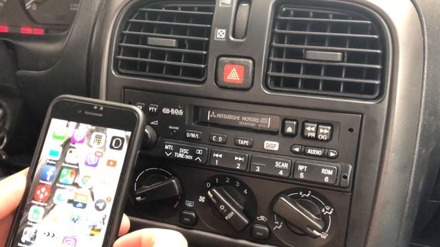 Bluetooth и AUX в штатной магнитоле Mitsubishi Carisma/Space Start W142 смотреть онлайн