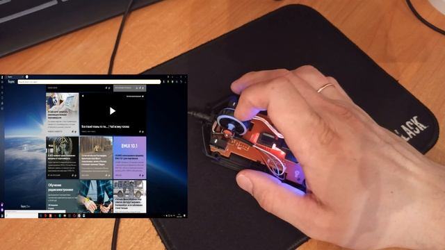 Как быстро отремонтировать колесико прокрутки на мышке. Как пример мышка Oklick 795G GHOST. смотреть онлайн