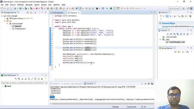 Overriding equals and hashCode method in java Part II смотреть онлайн