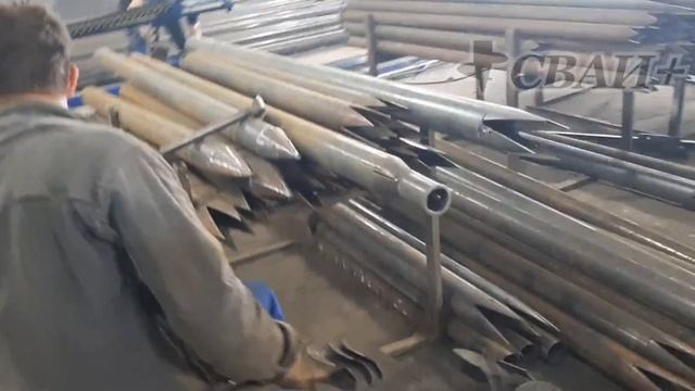 Производство винтовых свай в Чебоксарах. Изготовление на стонках с ЧПУ.