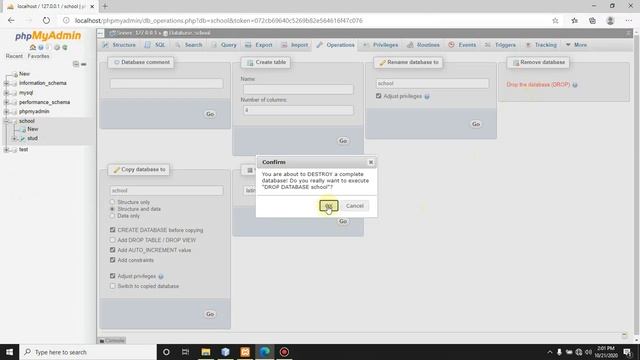 Java Tutorial-How Delete Database in Xampp смотреть онлайн
