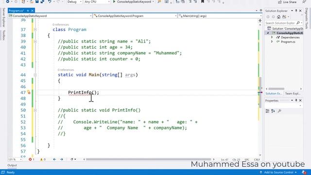 46 C# C Sharp OOP Static constructor смотреть онлайн