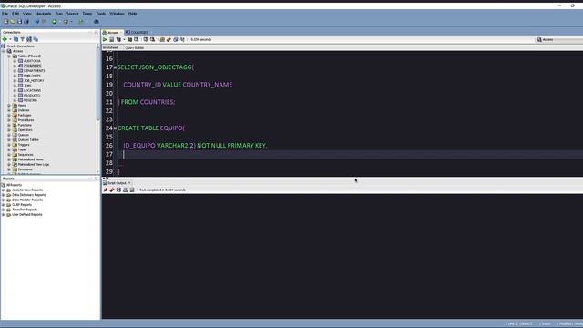 Manejando JSON en Oracle смотреть онлайн