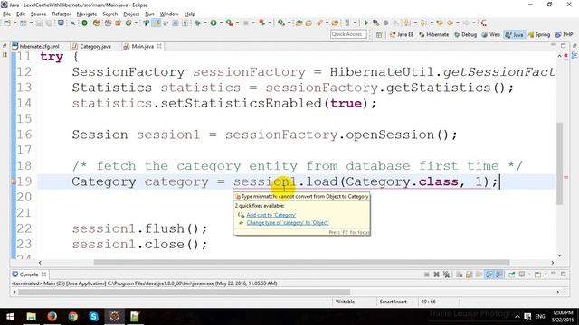Hibernate Tutorial - Part 8 - Second Level Cache смотреть онлайн