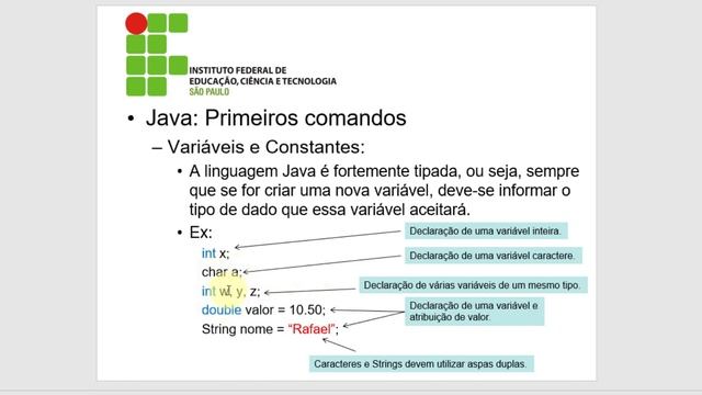 [Introdução ao Java] - (Aula 2) - Criando o primeiro projeto e executando os primeiros comandos смотреть онлайн
