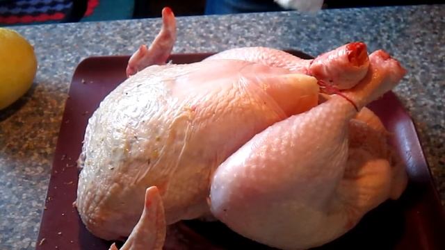 Запечённая КУРОЧКА с лимоном смотреть онлайн