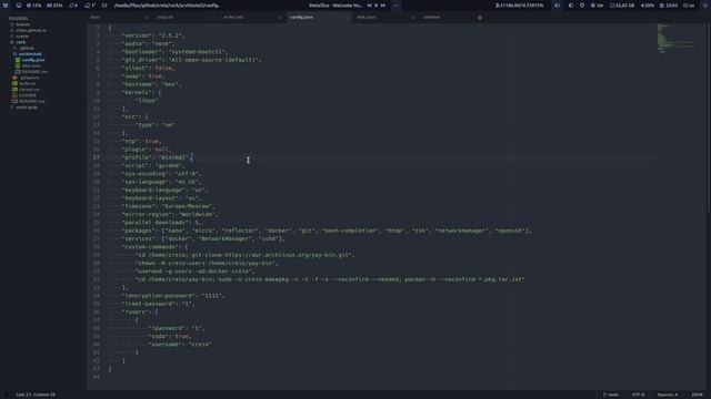 ARCHLINUX ARCHINSTALL | CONFIG | DISK_LAYOUTS | CREDS смотреть онлайн