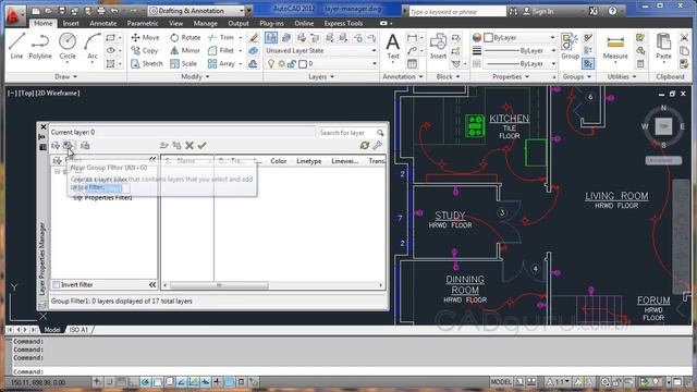 Aula 5.2- Grupos de camadas - Curso Gratuito AutoCAD 2012 Avançado - CADguru смотреть онлайн