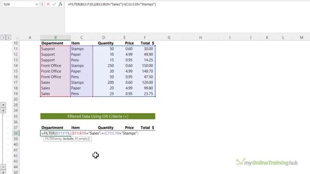 Excel FILTER Function + Trick to Rearrange Column Order смотреть онлайн