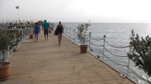 Limak Atlantis Deluxе Hotel 5* 2018 часть1 Наш отдых, пляж, пирс, горки!