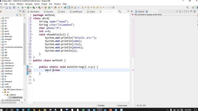 Methods in java and object creation... смотреть онлайн