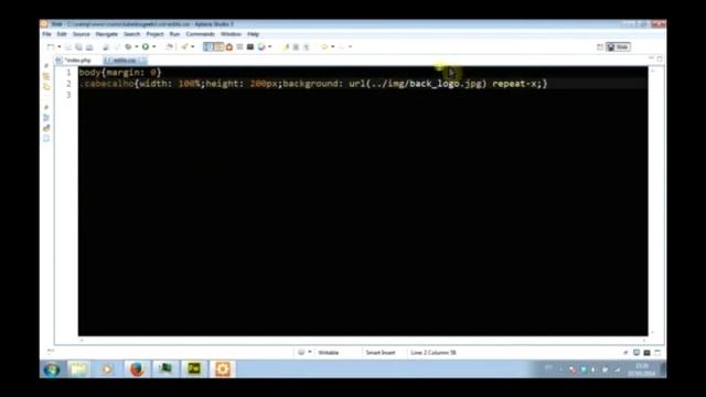 3 - Criando Cabeçalho em HTML | Criando um site completo com HTML5, PHP, JavaScript e CSS3 смотреть онлайн