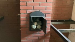 Паримся прямо в не достроенной бане у заказчика. С печью "Залповая"