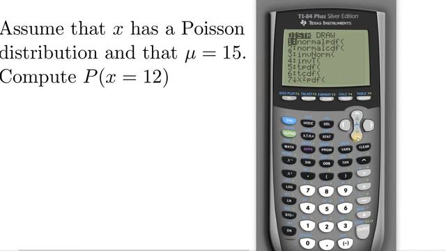 How to use the Poisson PDF Command in the TI 84 смотреть онлайн