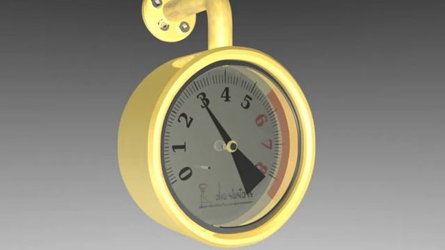 Manometer Testanimation rendering смотреть онлайн