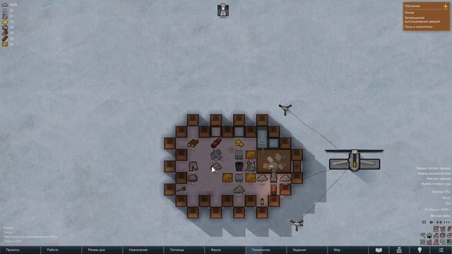 RimWorld гайд старт на морских льдах