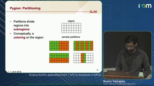 Seshu Yamajala - Scaling NumPy applications from 1 CPU to thousands of GPUs - IPAM at UCLA смотреть онлайн