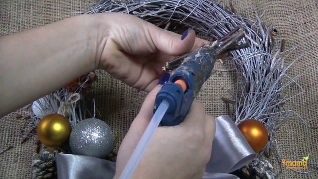 Рождественский венок своими руками смотреть онлайн