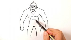 Как нарисовать Кинг Конг