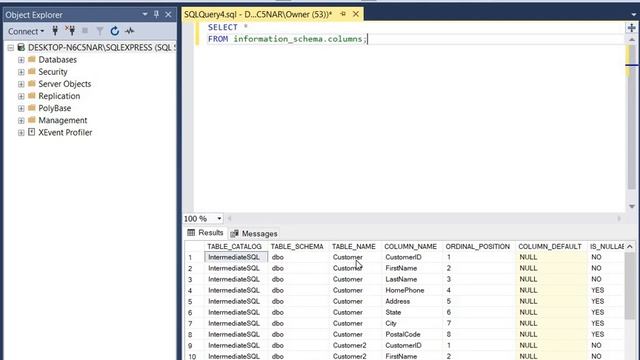 Show All Tables in Database смотреть онлайн