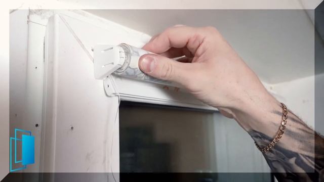 Монтаж рулонных штор с леской смотреть онлайн