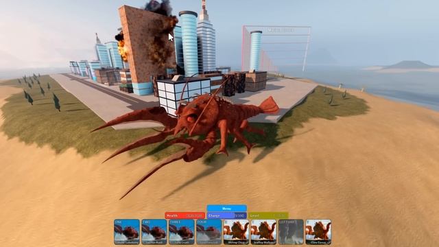 Roblox Kaiju Universe - EBIRAH SHOWCASE! смотреть онлайн
