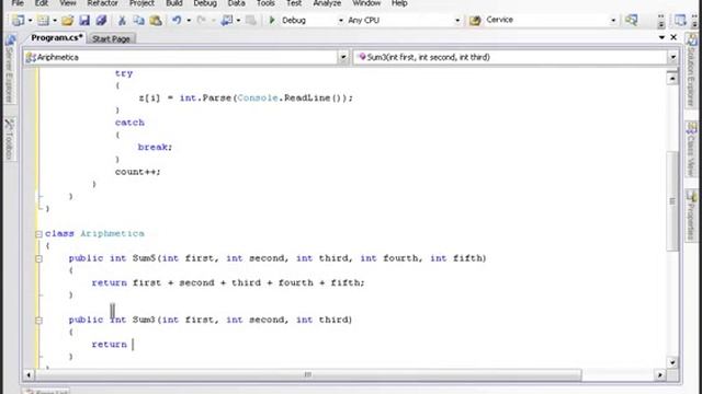 Урок 40 C# Перегрузка методов часть 1 смотреть онлайн
