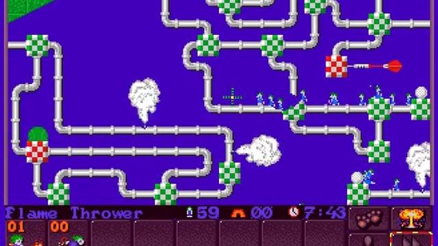 Sports, level 1; a Lemmings 2 walkthrough смотреть онлайн