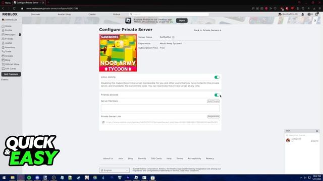 How To Allow Friends to Join Your Private Server in Roblox смотреть онлайн