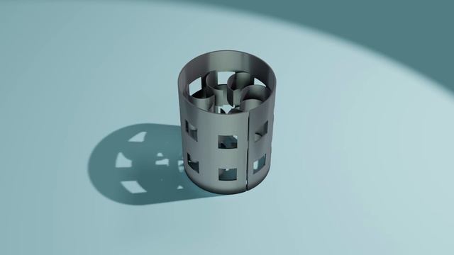 Metalic Pall rings // distillation columns смотреть онлайн