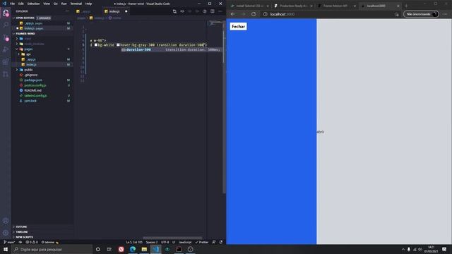 Design avançado com Tailwind CSS e Framer Motion смотреть онлайн