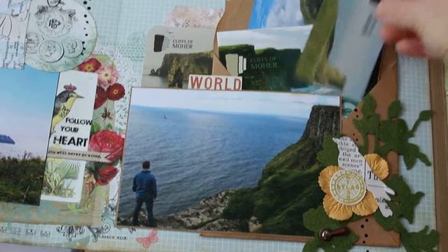 Любовный тревел альбом ручной работы об Ирландии